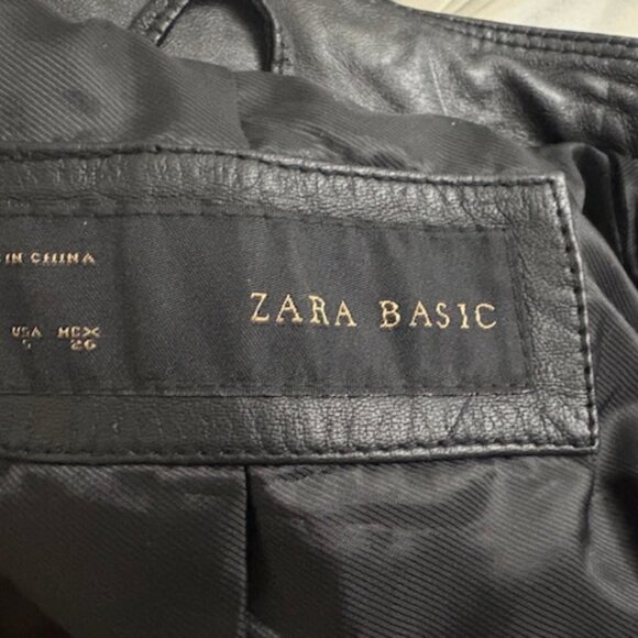 Zara leather moto jacket - Picture 7 of 7